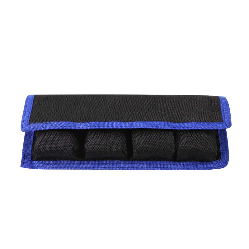 Meking DSLR Battery Case Holder Storage with 4 Pocket Pouch for LP-E6/LP-E8/LP-E10/LP-E12/NP-FW50/EN-EL14/EN-EL15 and more - Image 1